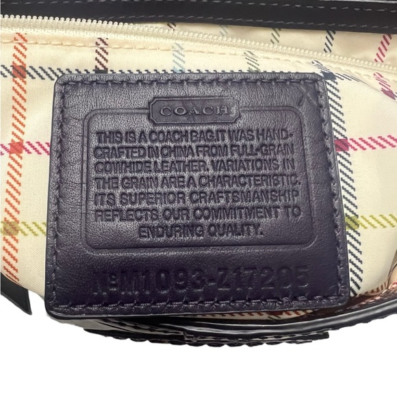 COACH Mini Purple Patent Leather Shoulder Bag - Picture 9 of 10